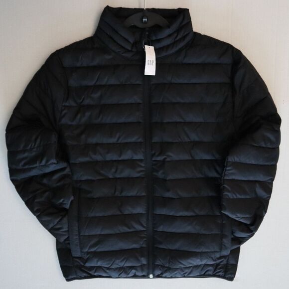 GAP 750507-001 Men's Sz Small Black ColdControl Quilted Puffer Jacket - Picture 10 of 12